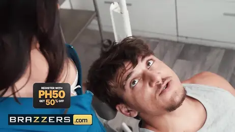 The dentist and the anesthesiologist fight over who gets to suck his big cock: what sluts!