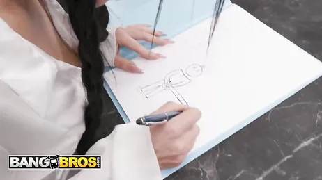 Mirar lo que tiene mi compañera de trabajo entre las piernas