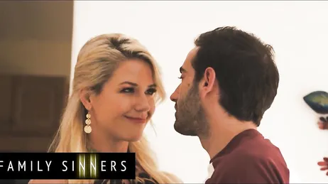 Nymphomaniac stepmother throws herself on top of her stepson, horny for cock