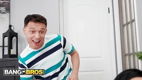 My mother-in-law shows me the anal dildo she has inserted in her luscious ass.