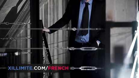 Hot sexy secretary ends up enjoying the bosses' cocks