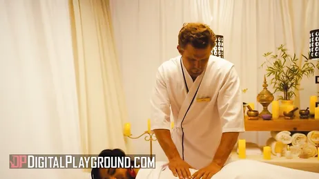 Was hat der Masseur vor? Er will die Dame doch nicht etwa penetrieren?