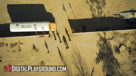 Das sieht aus wie eine Porno-Version der legendären Serie The Walking Dead... wow!!