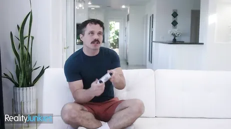 See how it's better to suck on my tits than to watch TV all day...?