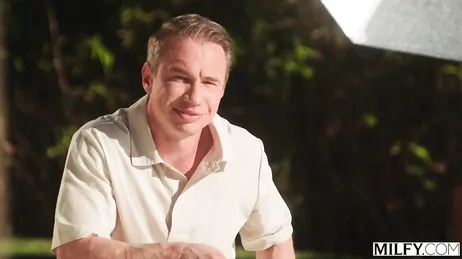 Come on son, stop being a fool and eat my pussy, daddy's not here!!