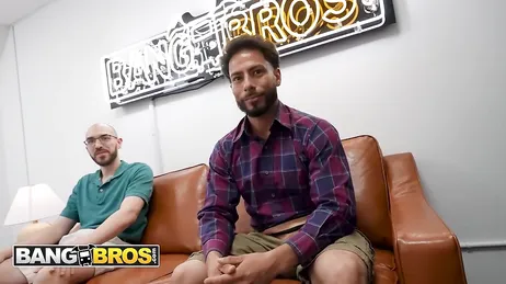 Two gorgeous women show up for a BangBros Network XXX porn casting call