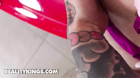 I catch my husband with his mouth on the cock of a blonde I don't know...