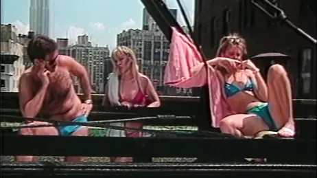 Nippel lecken und lesbischer Muschi-Essen im 80er-Jahre-Pornofilm